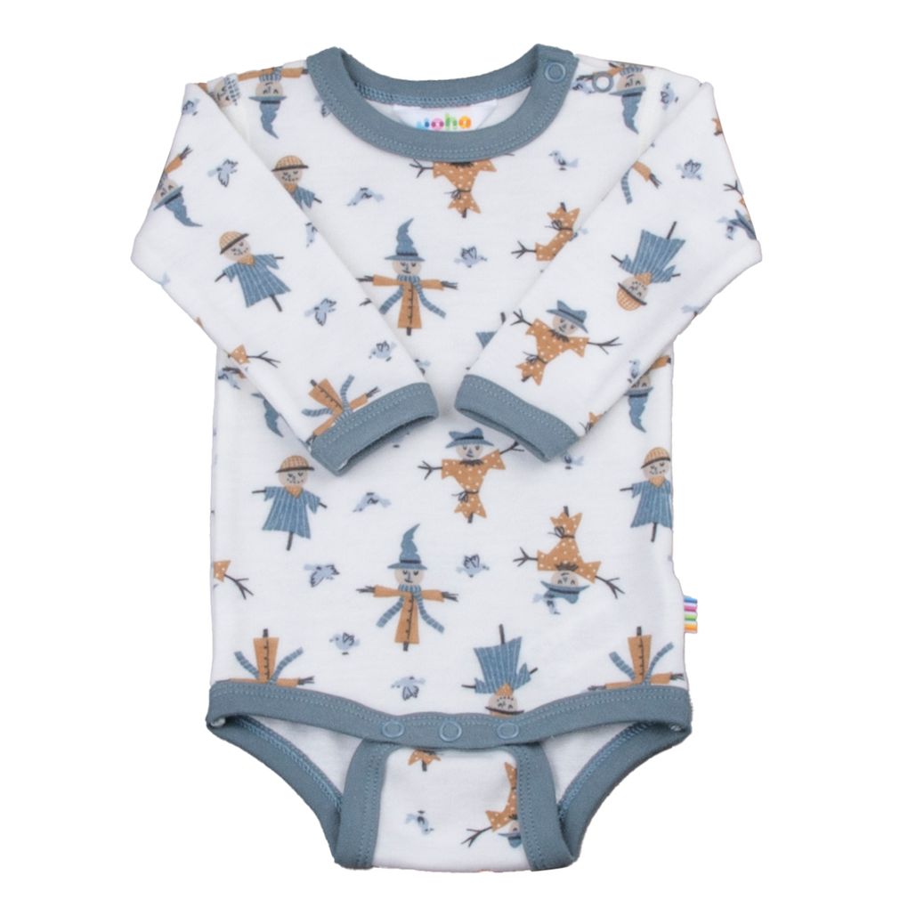 Joha Baby Mädchen Jungen Body langarm Merinowolle/Bio-Bambus