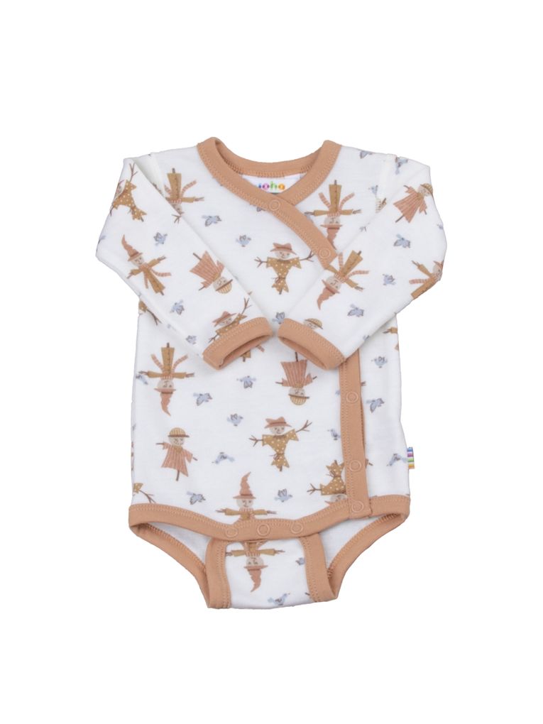 Joha Baby Mädchen Jungen Wickelbody langarm Bambus
