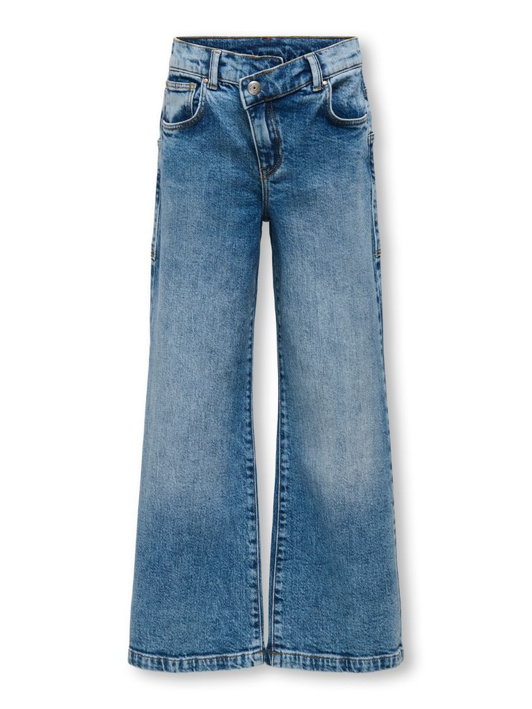 Kids Only Mädchen Wide Leg Jeans Kogcherry Crossover Wide Leg Dnm