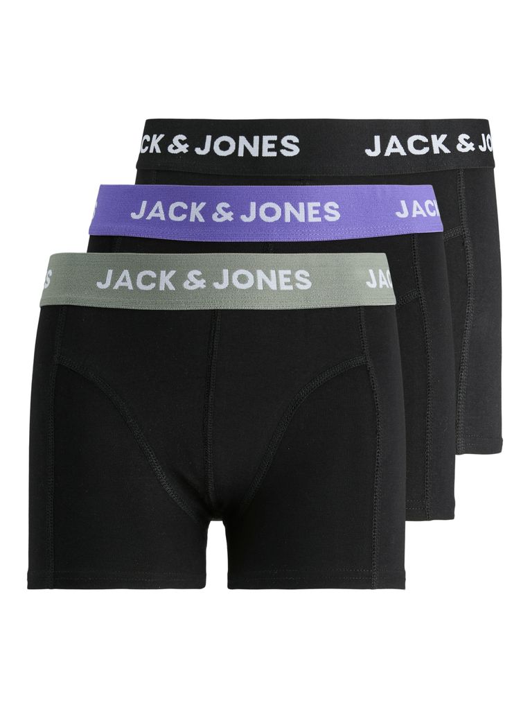 Jack & Jones Jungen Boxershorts 3er Pack JACAXEL SOLID TRUNK