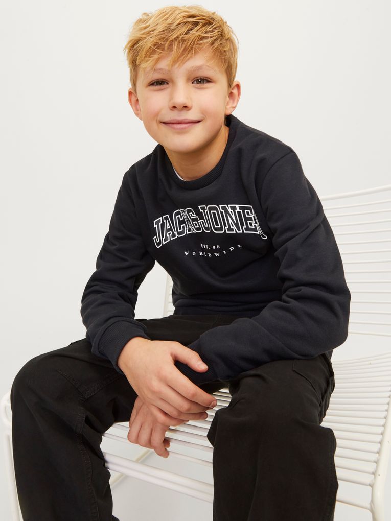 Jack & Jones Jungen Sweatshirt JECALEB VARSITY SWEAT MNI