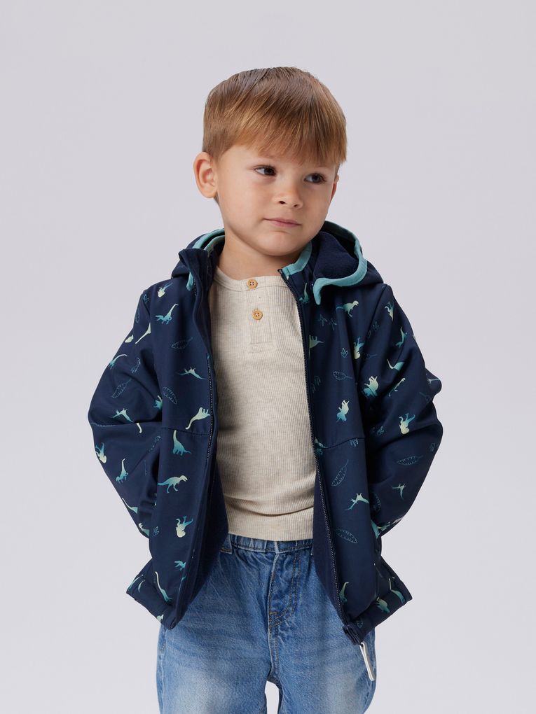Name it Jungen Softshelljacke NMMMALTA05 SOFTSHELL JACKET Dino