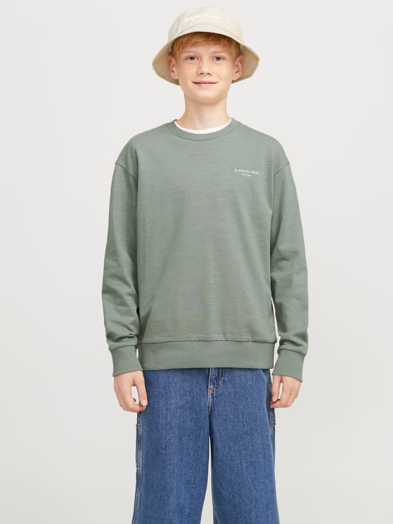 Jack & Jones Jungen Sweatshirt JJJEFF MONOCHROME SWEAT JNR