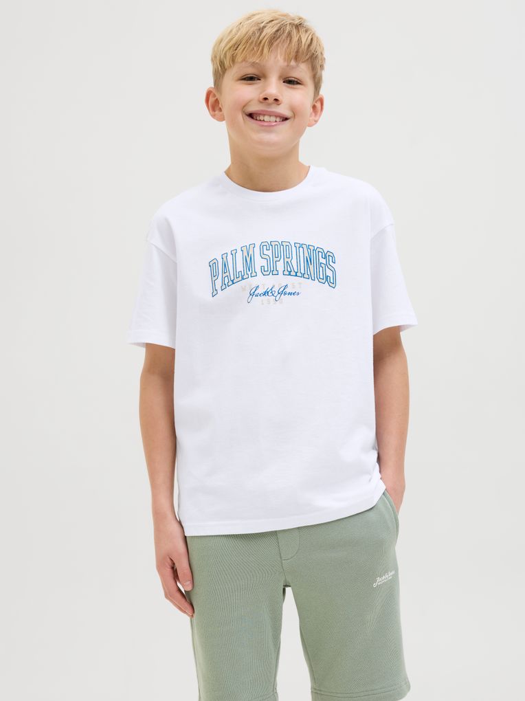 Jack & Jones Jungen T-Shirt JJDETROIT TEE S/S CREW NECK JNR