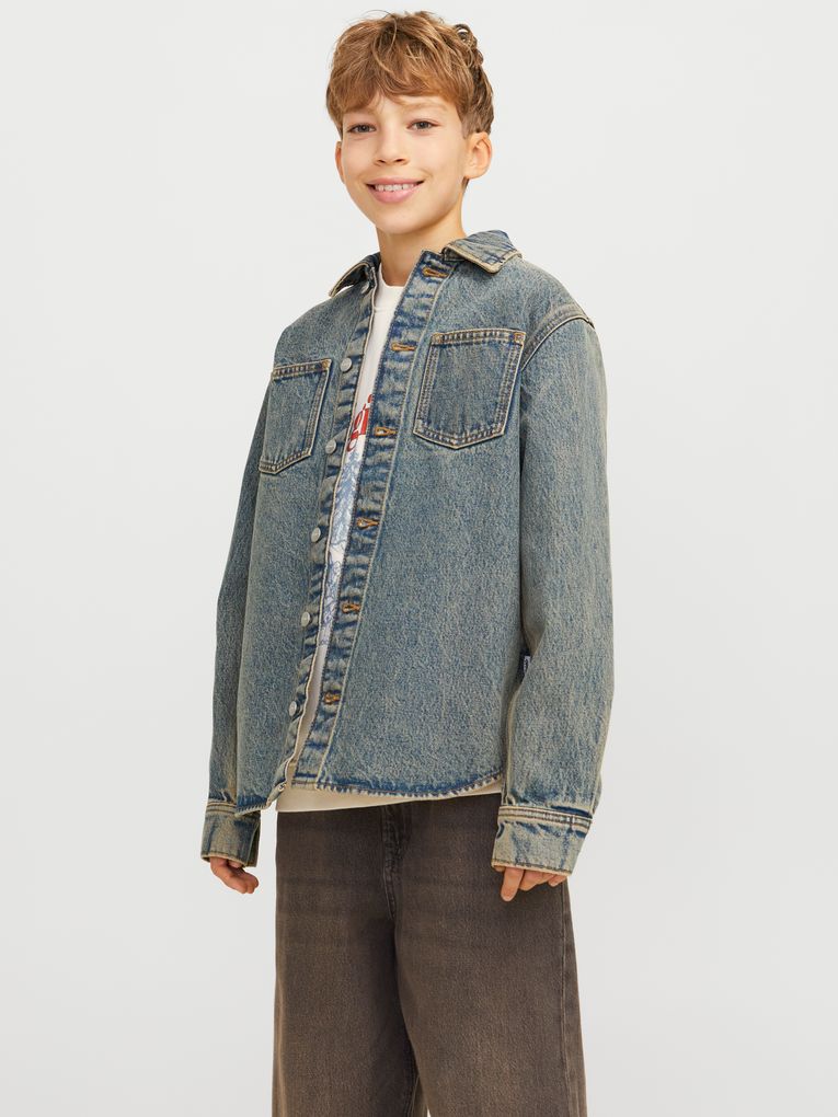 Jack&Jones Jungen Jeanshemd JORHENRY DENIM OVERSHIRT LS JNR