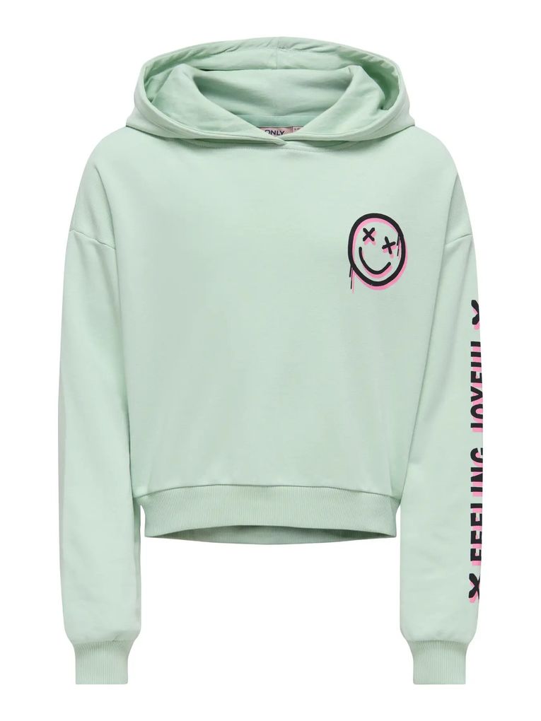 Kids Only Mädchen Kapuzensweatshirt KOGSMILE LIFE L/S HOOD
