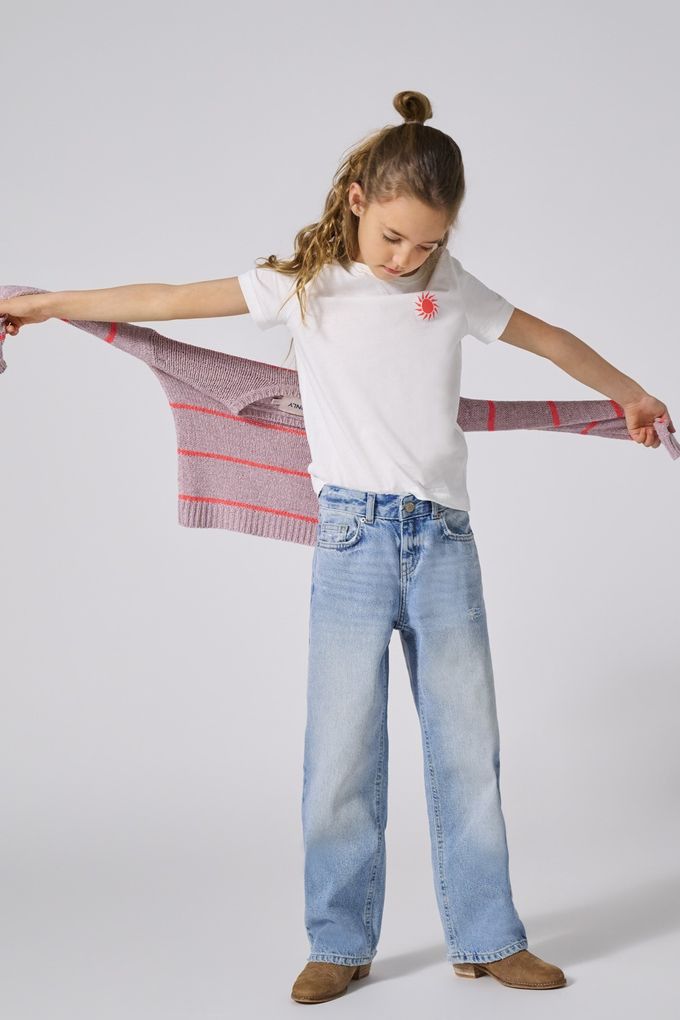 Kids Only Mädchen Wide Fit Jeans KOGELLA MW WIDE DNM