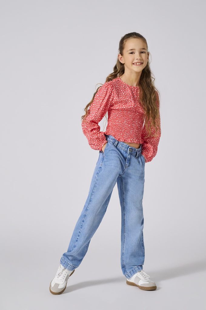 Kids Only Mädchen Wide Leg Jeans KOGMADISON BLUSH WIDE DNM