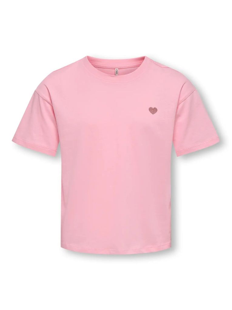 Kids Only Mädchen T-Shirt KOGMAIKEN LIFE CROPHEART TOP JRS