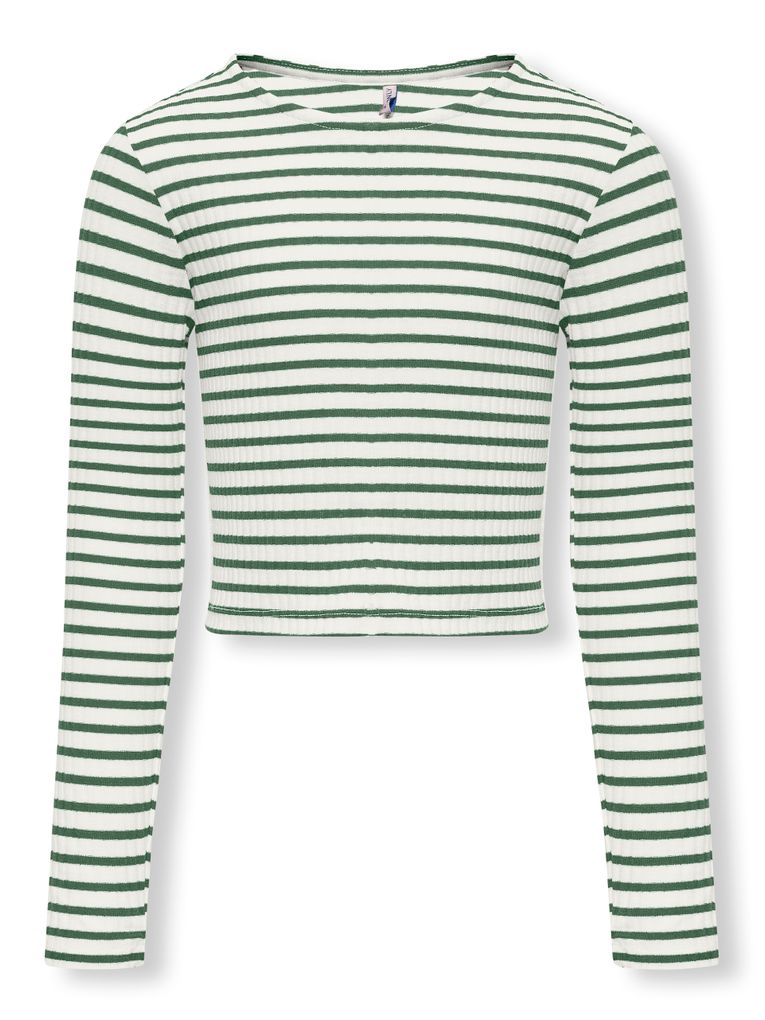 Kids Only Mädchen Langarmshirt KOGNELLA STRIPED L/S O-NECK TOP
