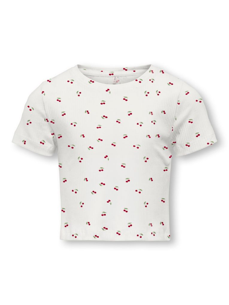 Kids Only Mädchen T-Shirt KOGBELLA LIFE AOP S/S TOP JRS