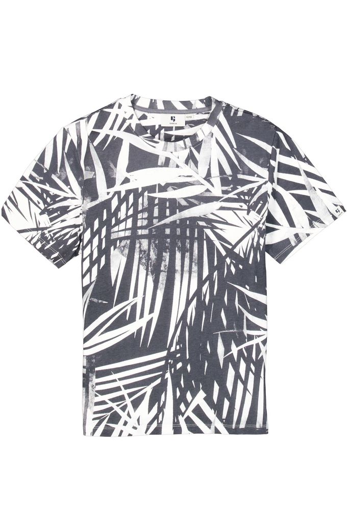 Garcia Jungen T-Shirt mit Palmenblatt-Design