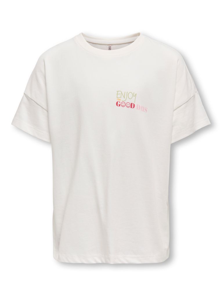 Kids Only Mädchen T-Shirt KOGLIA LIFE S/S OVZ PRINTED TEE JRS