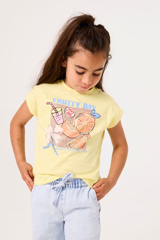 Garcia Mädchen T- Shirt kurzarm Fruity Day