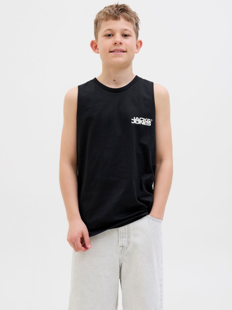 Jack & Jones Jungen Tanktop JCOSAGO GRAPHIC BACK SLEEVELESS JNR