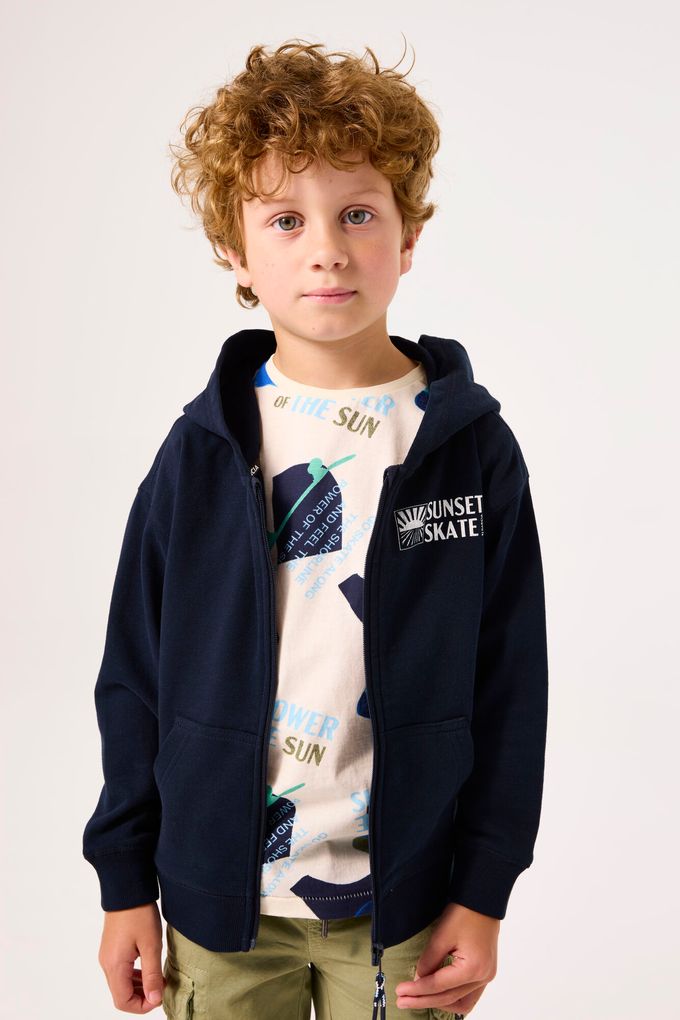 Garcia Jungen Kapuzensweatjacke