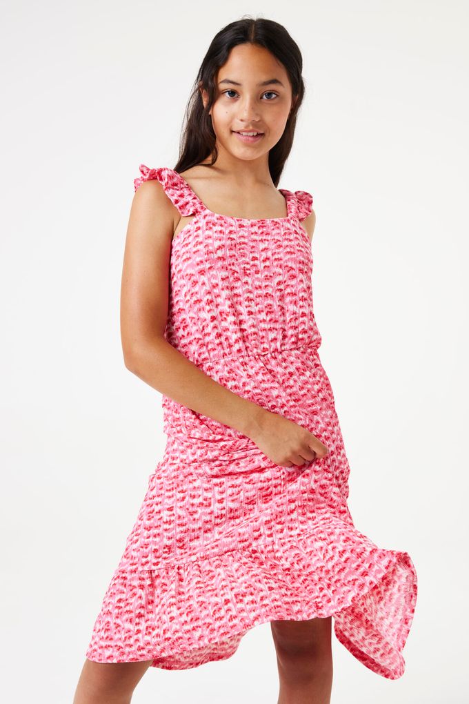 Garcia Mädchen Sommerkleid mit Rüschenträgern