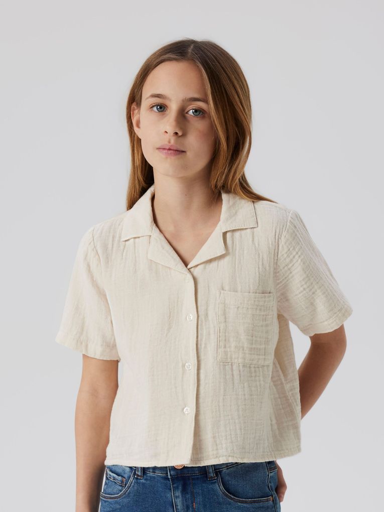 Name it Mädchen Bluse NKFJASMIN S/S SHORT SHIRT
