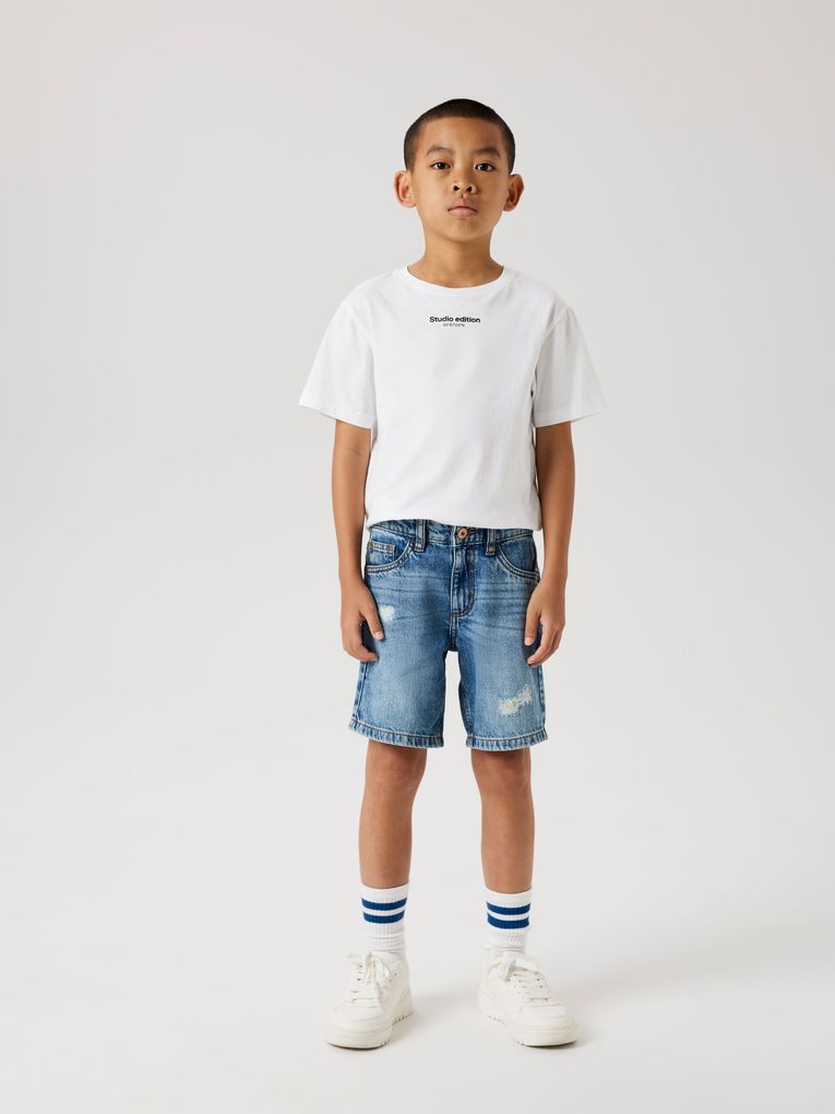 Name it Jungen Jeansshorts NKMSILAS LOOSE DNM L SHORTS 7998-BE