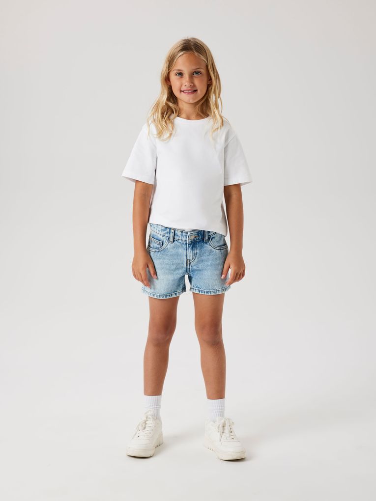 Name it Mädchen Jeansshorts NKFROSE REG DNM SHORTS 6042-AC