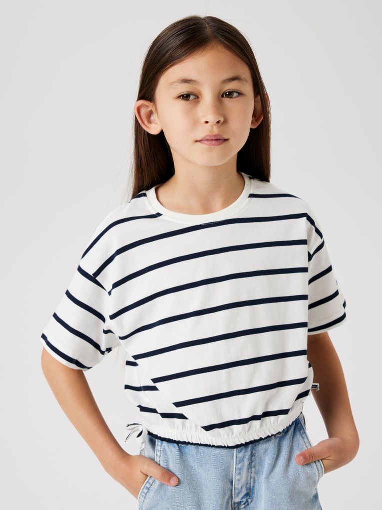 Name it Mädchen T-Shirt NKFFUNION S/S CROPPED BOXY TOP