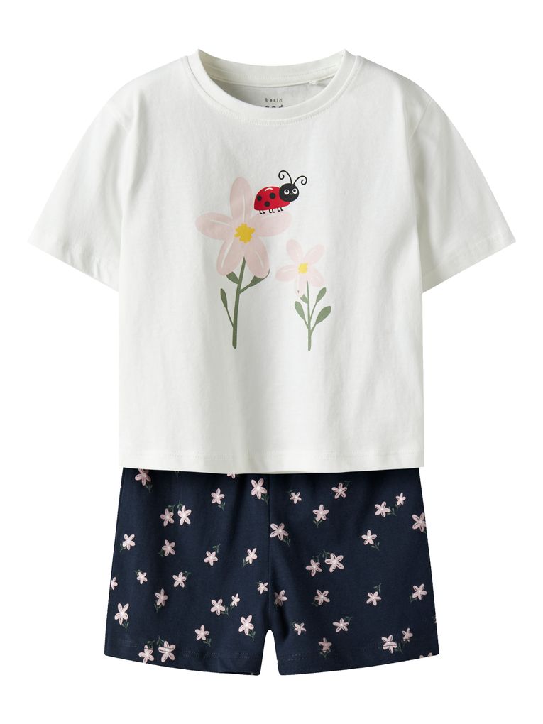 Name it Mini Mädchen Sommer Set T-Shirt & Shorts NMFVILINSE