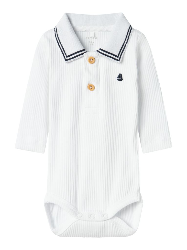 Name it Baby Jungen Polobody NBMFRIMAN LS POLO BODY