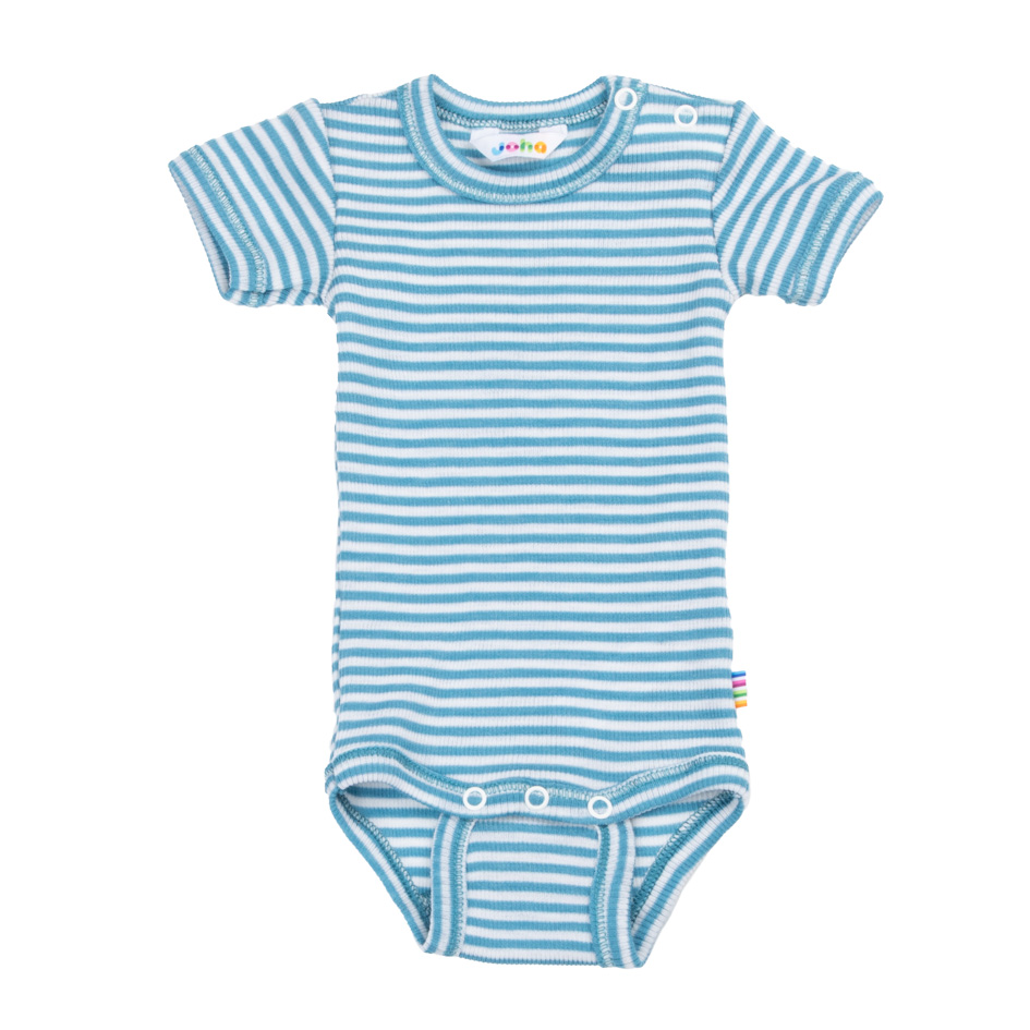 Joha Baby Kurzarmbody Merinowolle/Seide