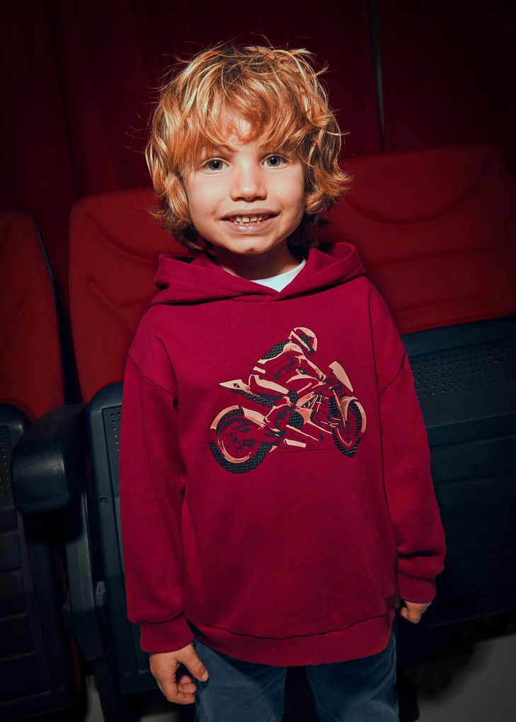 Mayoral Jungen Kapuzensweatshirt Reliefprint