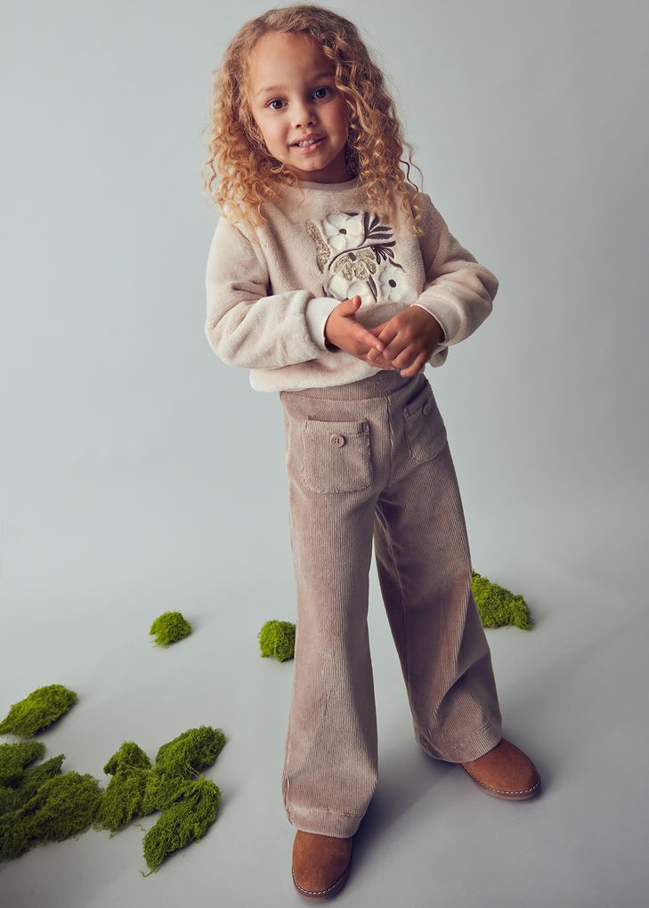 Mayoral Mädchen Wide Leg Hose Cordhose