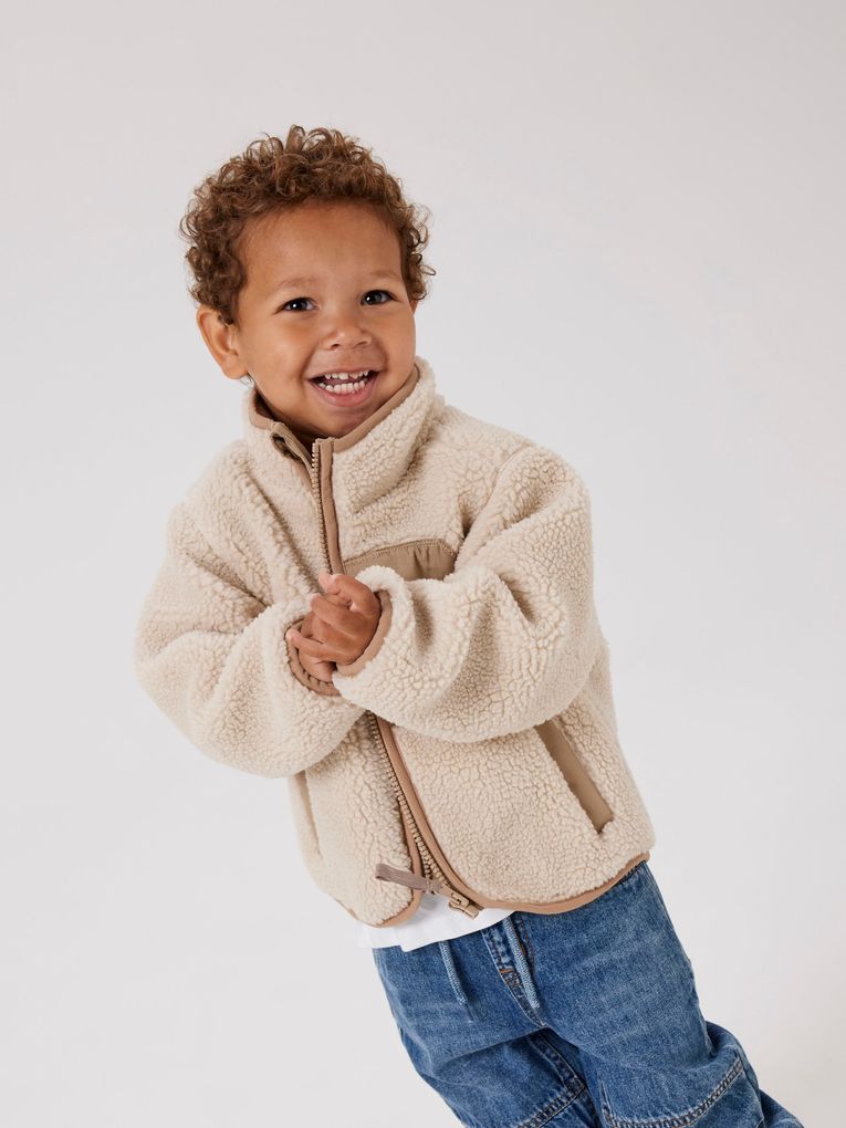 Name it Kinder Teddyfelljacke NMNMATTIA SHERPA JACKET PB