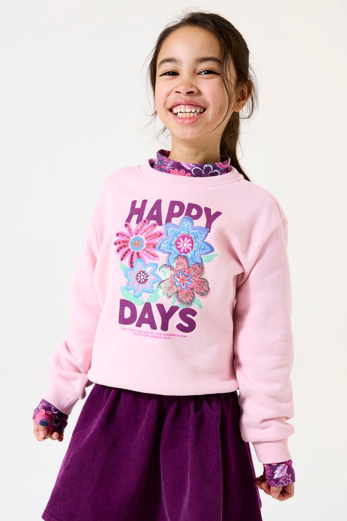 Garcia Mädchen Sweatshirt Happy Days 