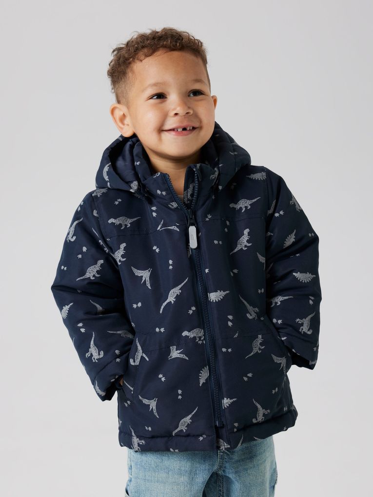 Name it Jungen Winterjacke NMMMAX PA JACKET REF AOP