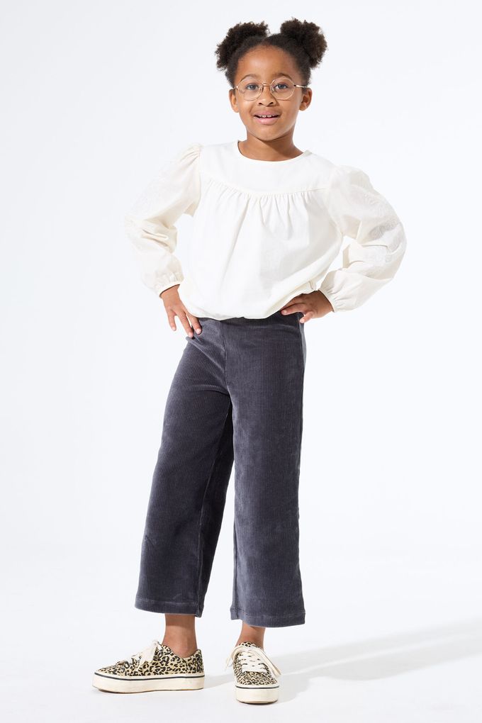 Garcia Mädchen Cordhose wide leg 7/8 lang