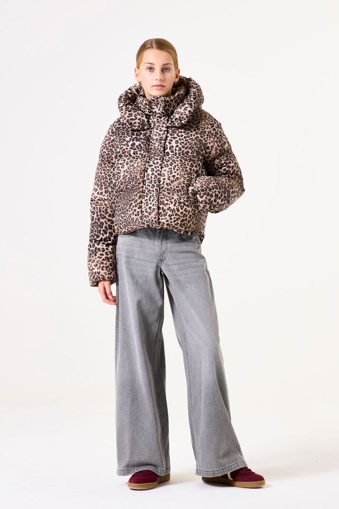 Garcia Mädchen Winterjacke Leo-Print