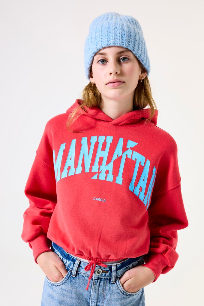 Garcia Mädchen Sweater mit Kapuze
