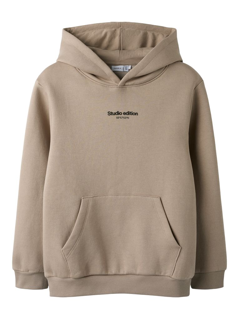 Name it Jungen Hoodie NKMBRODY LS NREG SWEAT WH BRU
