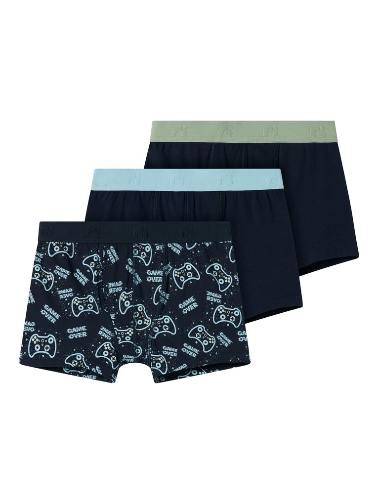 Name it Jungen Boxershorts 3er Pack NKMBOXER SAPPHIRE GAME