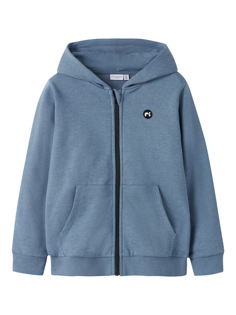 Name it Jungen Kapuzensweatjacke NKMVIMO LS SWEAT CARD BRU