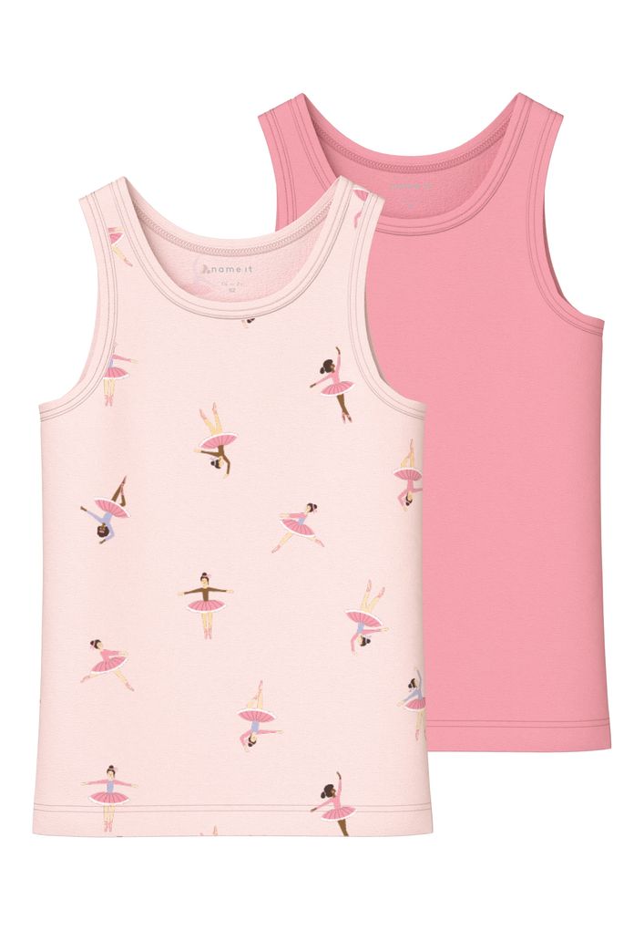 Name it Mädchen Unterhemden 2er Pack NMFTANK TOP 2P BALLARINA