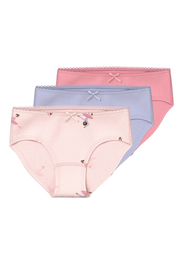 Name it Mädchen Slips 3er Pack NMFTIGHTS 3P WINSOME HEARTS