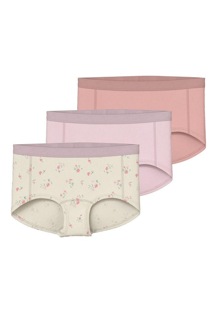 Name it Mädchen Slips 3er Pack NKFHIPSTER 3P FLOWER