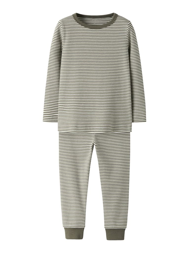 Name it Kinder Schlafanzug NMNNIGHTSET STRIPE RIB