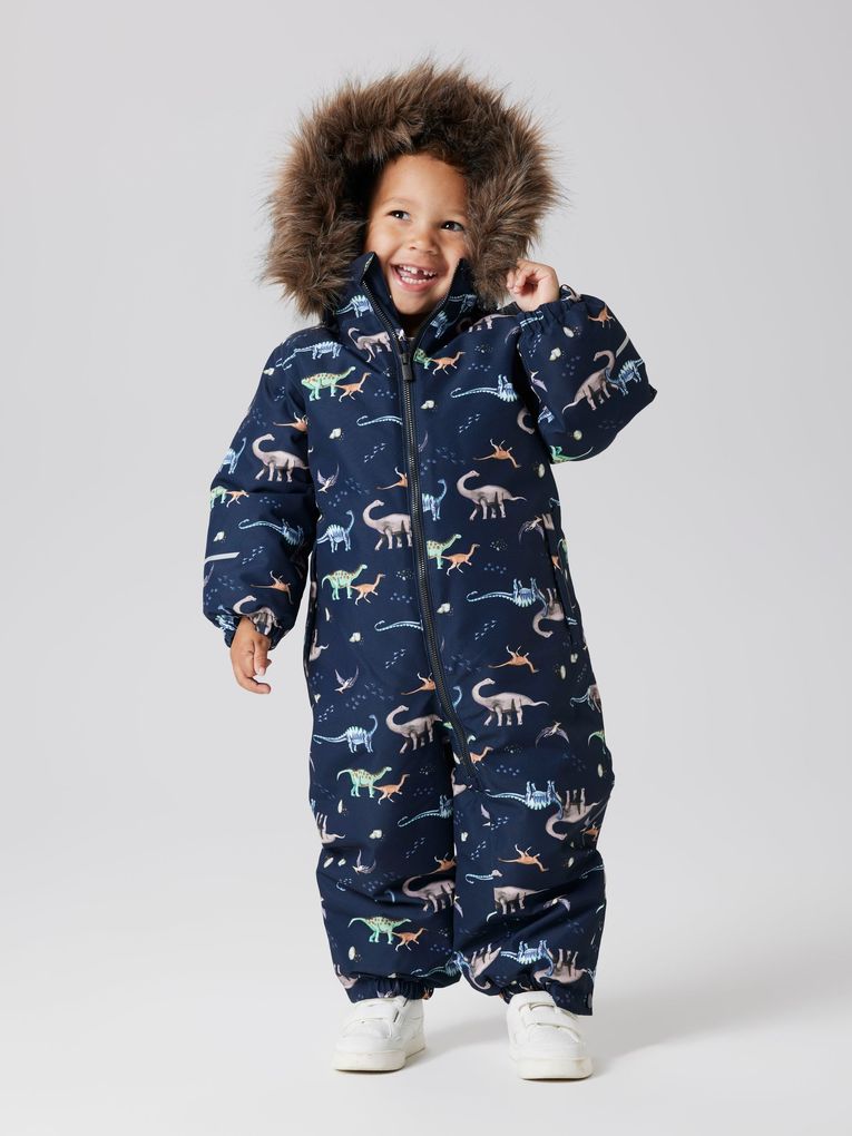 Name it Jungen Schneeanzug Dino NMMSNOW10 SUIT AOP FO