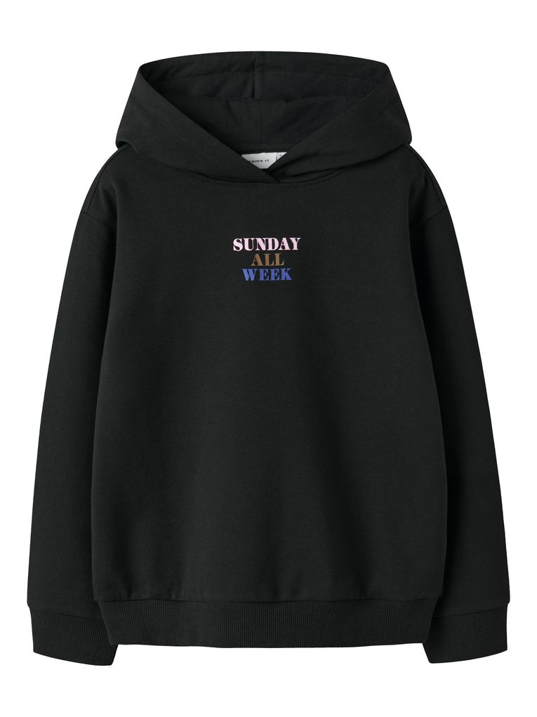 Name it Mädchen Hoodie NKFOFINA LS NREG WH SWE BRU