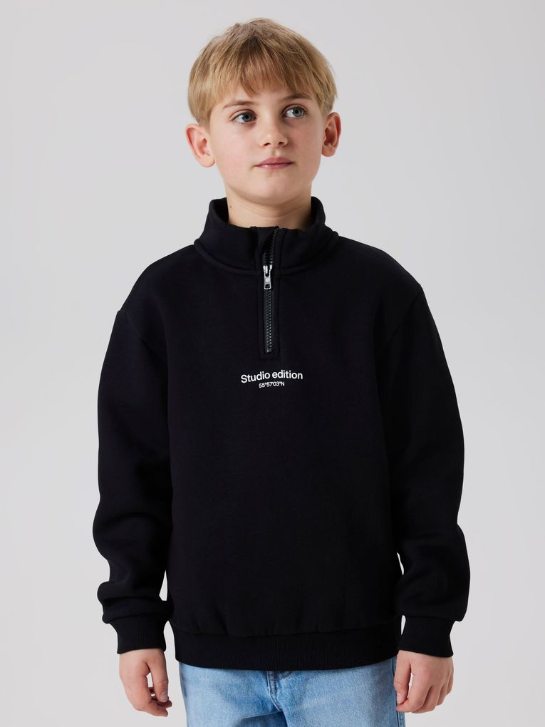 Name it Jungen Troyer Sweatshirt NKMBRODY LS NREG SWEAT ZIP BRU