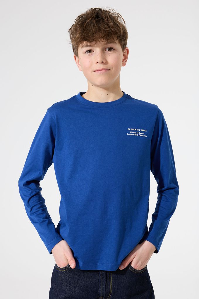Garcia Jungen Langarmshirt mit Rückenprint