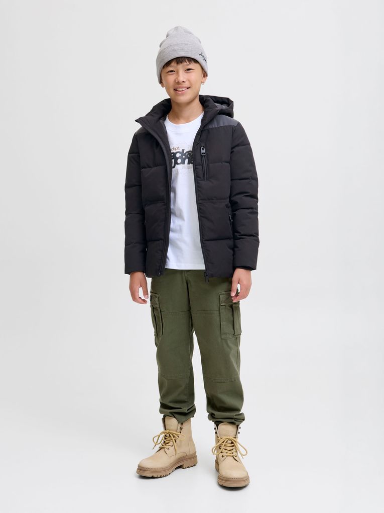 Jack & Jones Jungen Winterjacke JJEOWEN REFLECTIVE PUFFER JNR