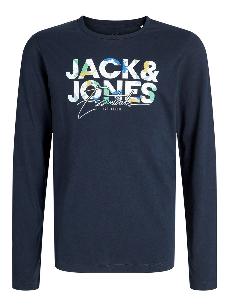 Jack & Jones Jungen Langarmshirt JJGEPLAS TEE LS CREW NECK JNR