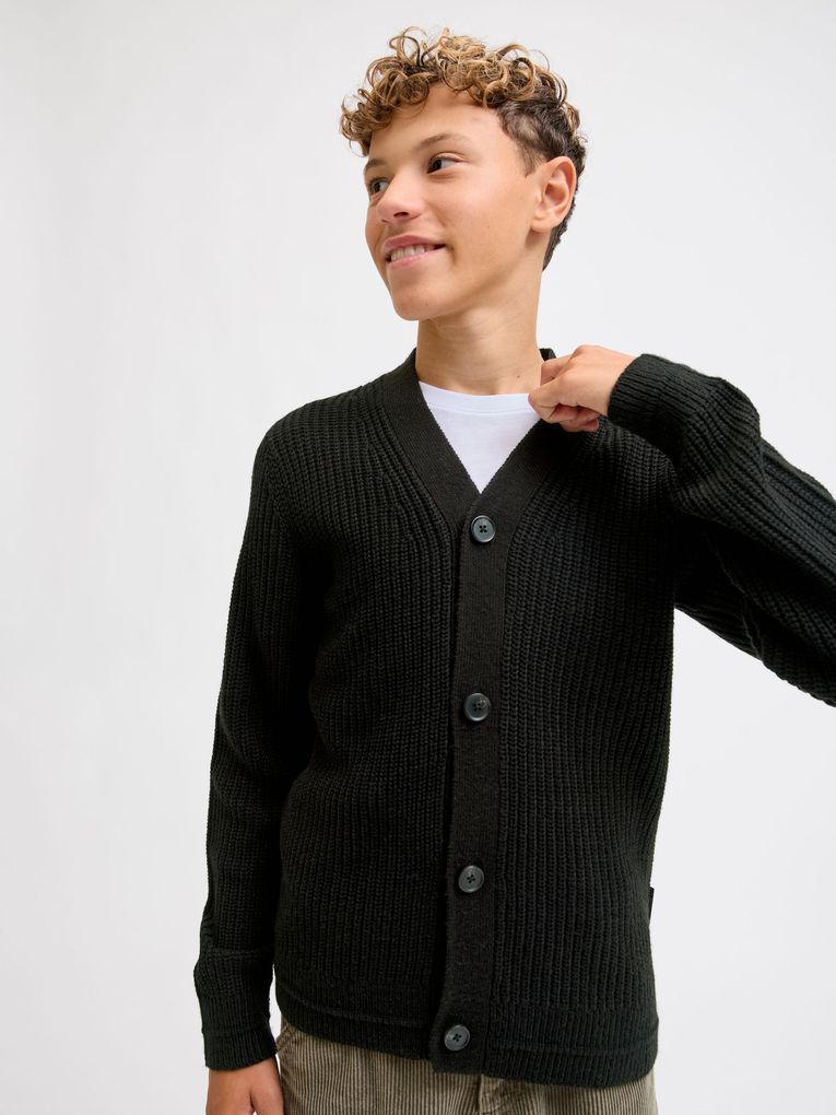 Jack & Jones Jungen Strickjacke JJCONNOR KNIT V-NECK CARDIGAN JNR
